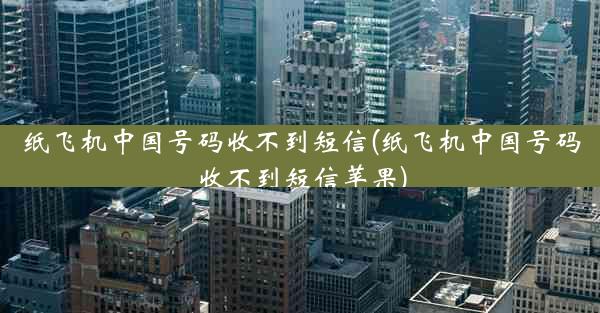 纸飞机中国号码收不到短信(纸飞机中国号码收不到短信苹果)