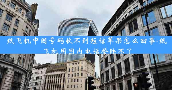 纸飞机中国号码收不到短信苹果怎么回事-纸飞机用国内电话登陆不了