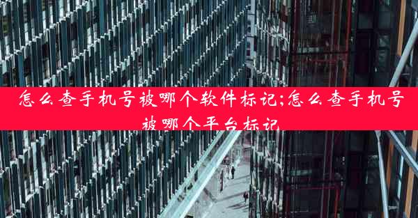 怎么查手机号被哪个软件标记;怎么查手机号被哪个平台标记