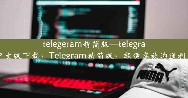 telegeram精简版—telegra中文版下载：Telegram精简版：轻便高效沟通利器