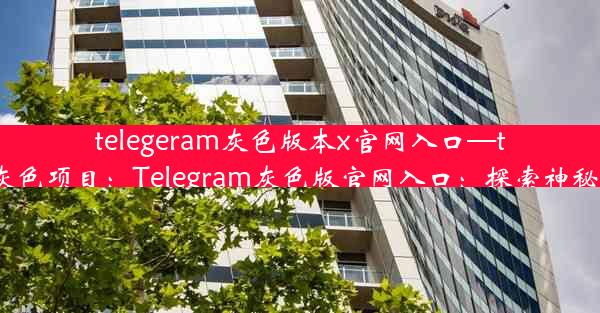 telegeram灰色版本x官网入口—telegram灰色项目：Telegram灰色版官网入口：探索神秘灰色世界