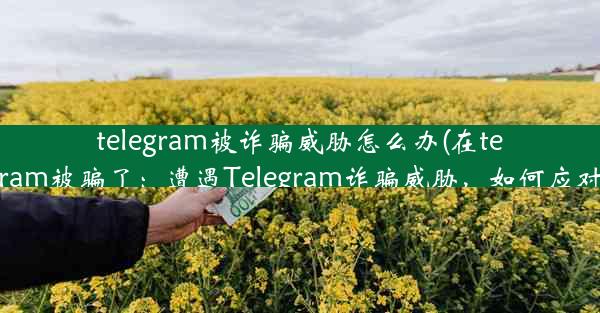 telegram被诈骗威胁怎么办(在telegram被骗了：遭遇Telegram诈骗威胁，如何应对？)