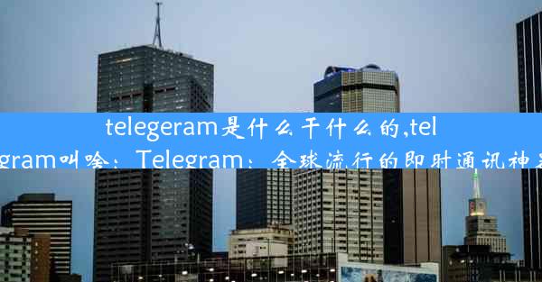 telegeram是什么干什么的,telegram叫啥：Telegram：全球流行的即时通讯神器