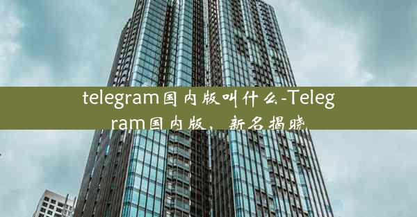 telegram国内版叫什么-Telegram国内版，新名揭晓