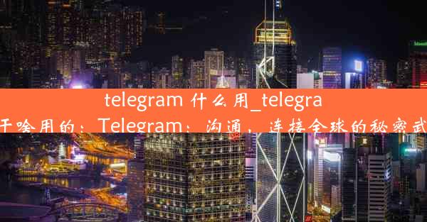 telegram 什么用_telegram干啥用的：Telegram：沟通，连接全球的秘密武器