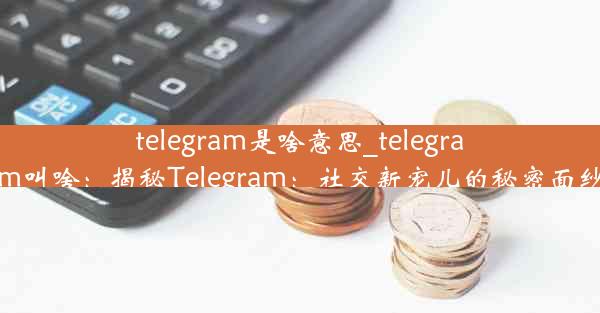 telegram是啥意思_telegram叫啥：揭秘Telegram：社交新宠儿的秘密面纱