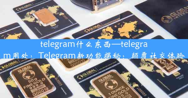 telegram什么东西—telegram用处：Telegram新功能揭秘：颠覆社交体验