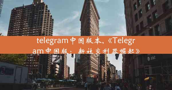 telegram中国版本,《Telegram中国版：新社交利器崛起》