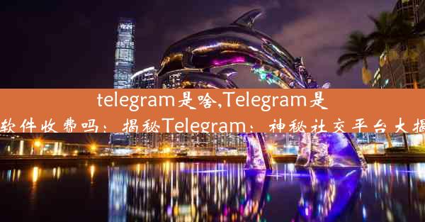 telegram是啥,Telegram是啥软件收费吗：揭秘Telegram：神秘社交平台大揭秘