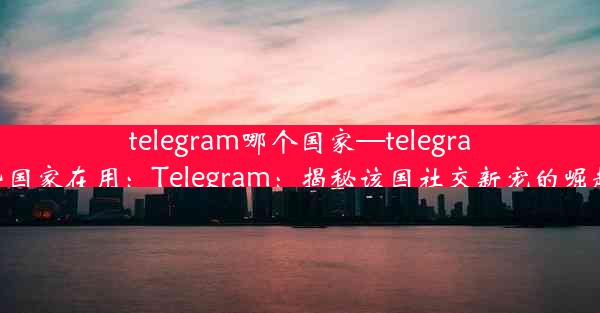 telegram哪个国家—telegram哪些国家在用：Telegram：揭秘该国社交新宠的崛起之路